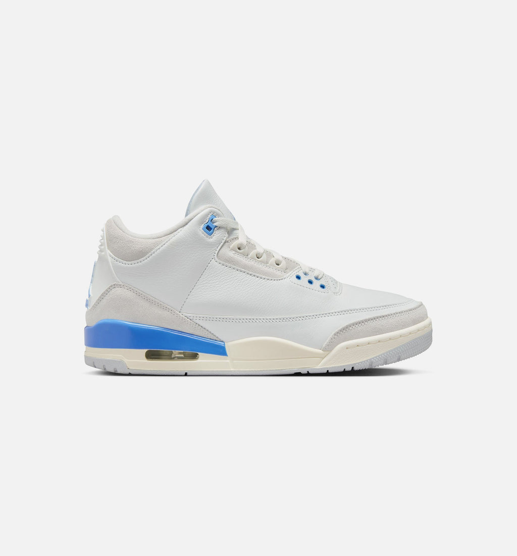 Air Jordan 3 Retro Lucky Shorts Men's Lifestyle Shoe - Summit White/Hydrogen Blue/Legend Blue