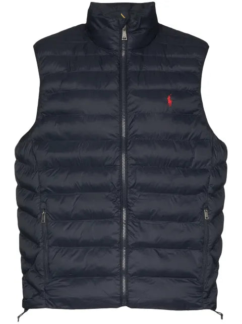 Polo Ralph Lauren logo-embroidered puffer gilet