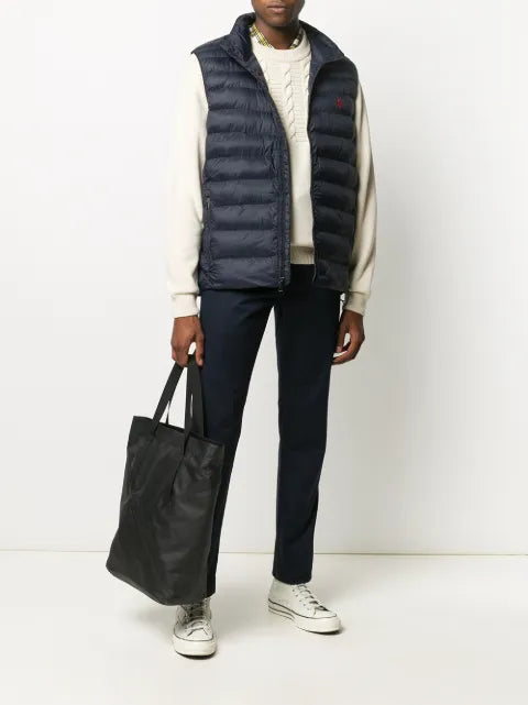 Polo Ralph Lauren logo-embroidered puffer gilet
