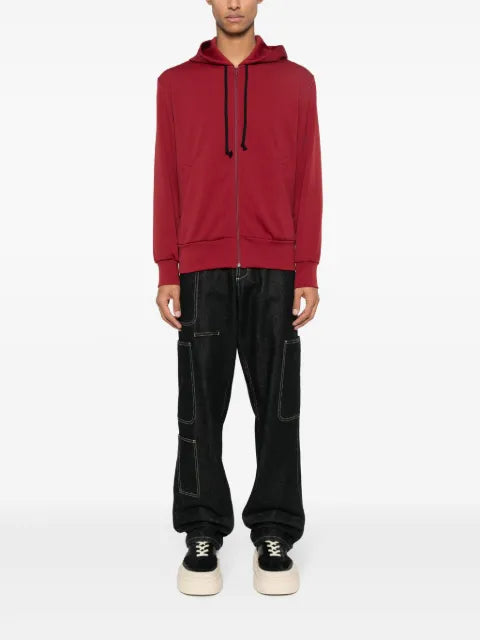 Comme Des Garçons Play logo-appliqué hoodie