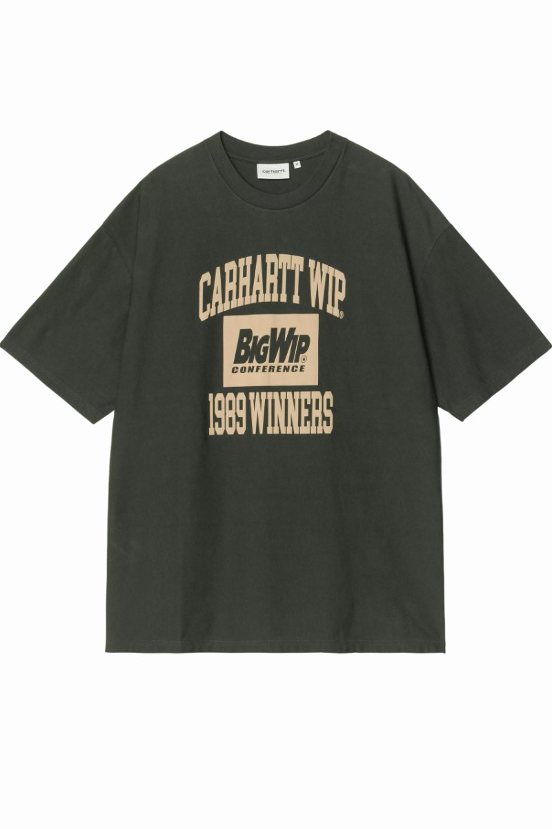 CARHARTT WIP 1989 WINNERS T-SHIRT Raven Heavy Stone Wash