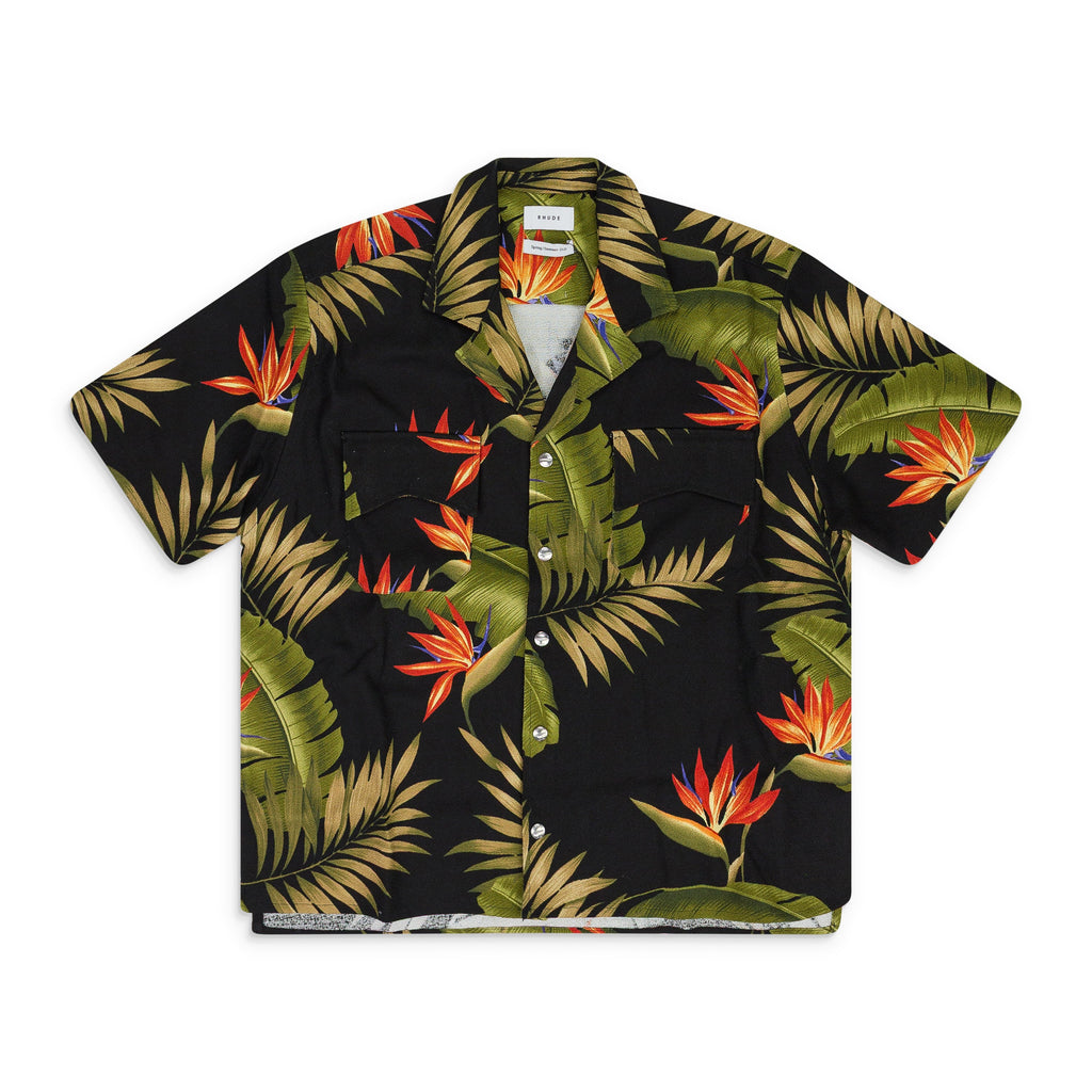 Multicolor Snap Hawaiian Button-down Shirt