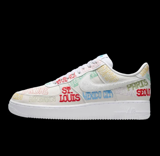 Nike Air Force 1 '07 LV8 'White/Multi-Color' Sneakers