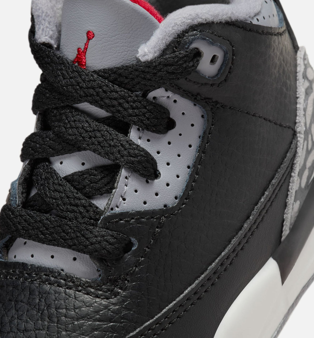 Air Jordan 3 Retro Black Cement Infant/Toddler Lifestyle Shoe - Black/Fire Red/Cement Grey/Summit White