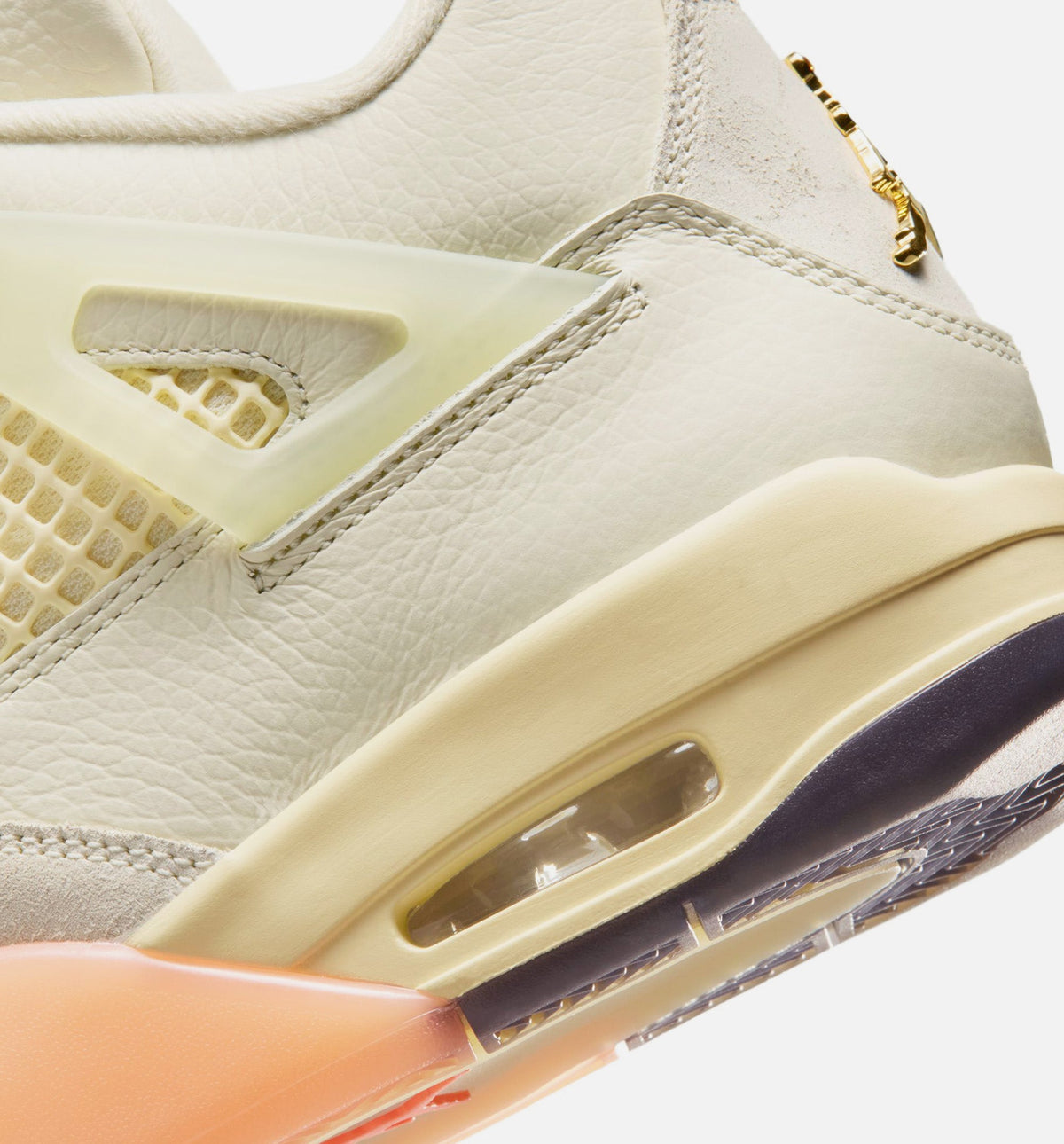 Air Jordan 4 Retro Birds of Paradise Women's Lifestyle Shoe - Coconut Milk/Metallic Gold/Muslin/Bright Mango/Sundial/Black