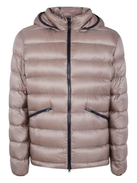 Herno hooded zip padded jacket