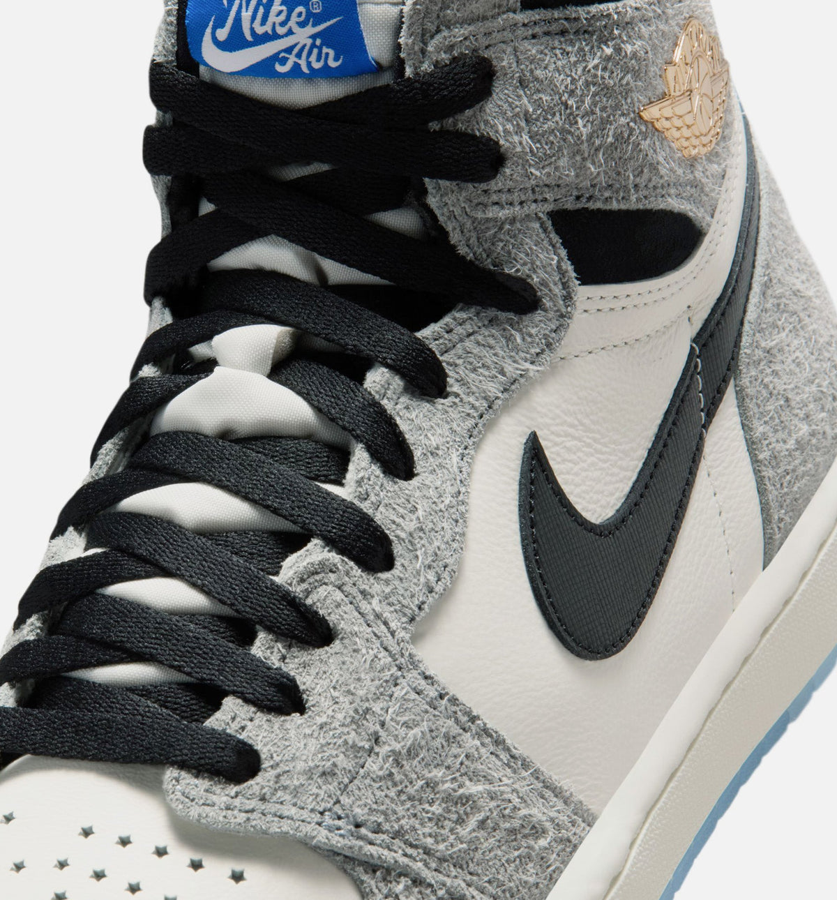 Air Jordan 1 Retro High OG Cool Grey Men's Lifestyle Shoe - Cool Grey/Black/Sail/Game Royal/White