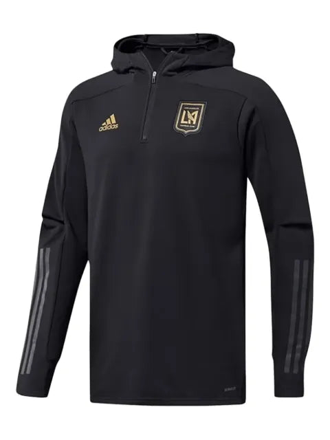 adidas logo-detail hoodie