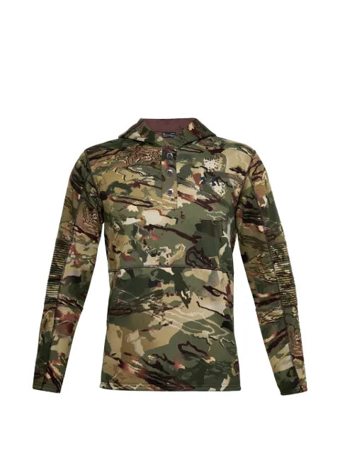 Under Armour camo-pattern fleece hoodie
