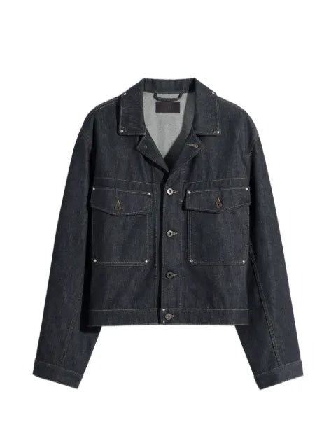 LEMAIRE trucker jacket with studs in denim