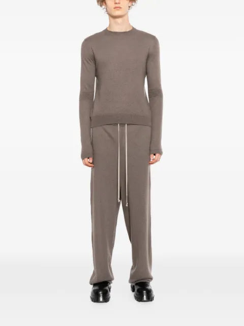 Rick Owens Cropped-sweater in biker style