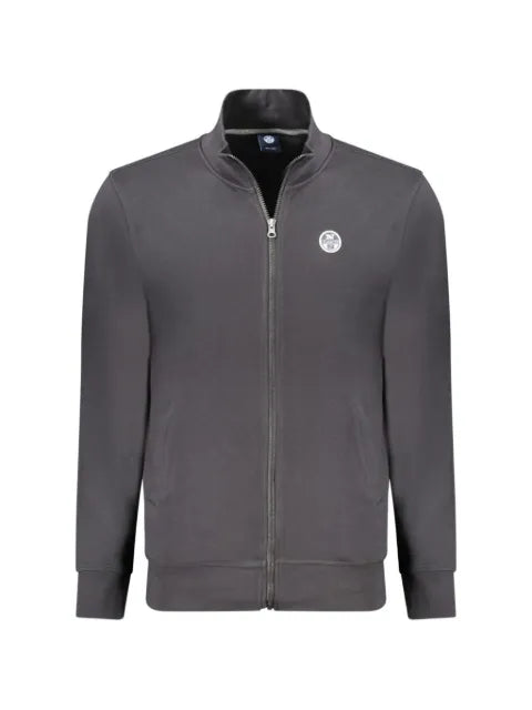 North Sails logo-patch zip-up sweatshirt