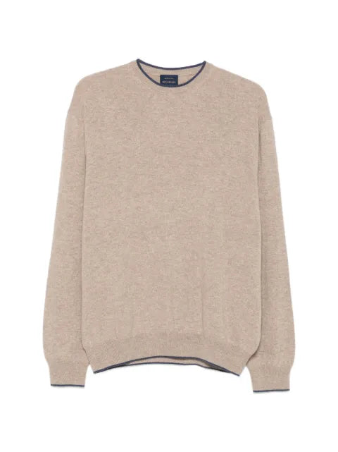 Paul & Shark long-sleeve contrast-trim sweater
