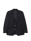 Lardini peak-lapels button-up jacket