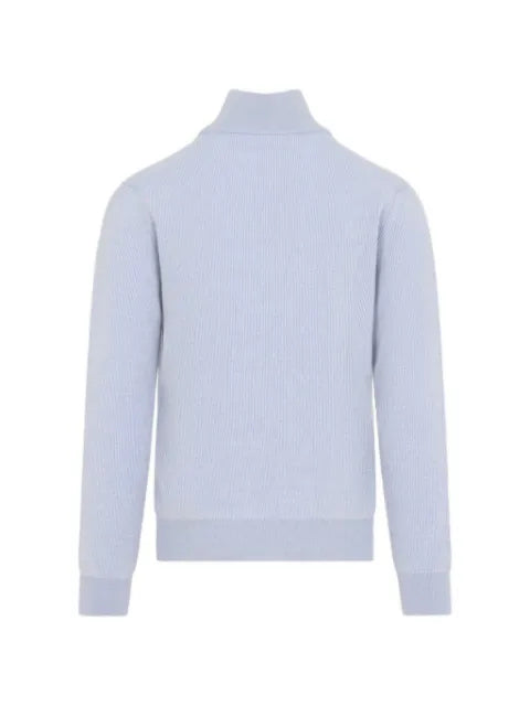 Brioni ribbed-knit cashmere sweater