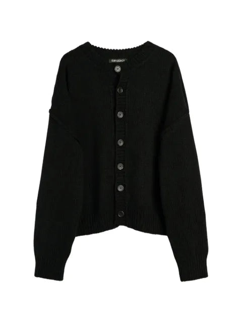 OUR LEGACY Pitch slub-knit cardigan