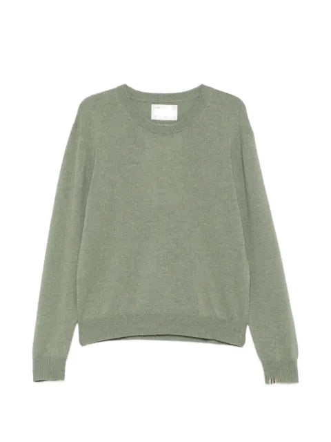 extreme cashmere Bis crew-neck ribbed-trim sweater