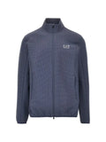 Ea7 Emporio Armani logo-print zip-up sweatshirt