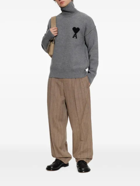 AMI Paris Ami de Coeur turtleneck sweater