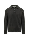 AMARANTO  button-collar sweater