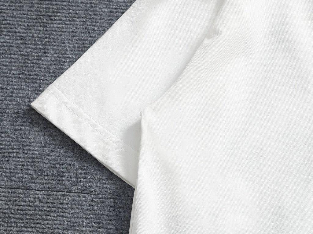 AMIRI Sounds Small Chest Logo Crew‑Neck Short‑Sleeve T‑Shirt