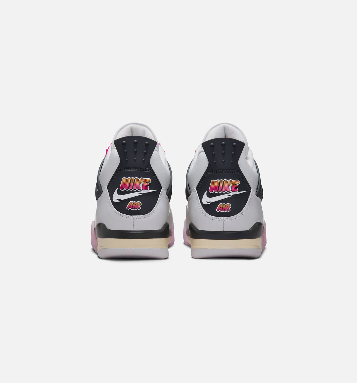Air Jordan 4 Retro Comic Men's Lifestyle Shoe - Off White/Fire Pink/Anthracite