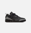 Spizike Low Men's Basketball Shoe - Black/Metallic Silver