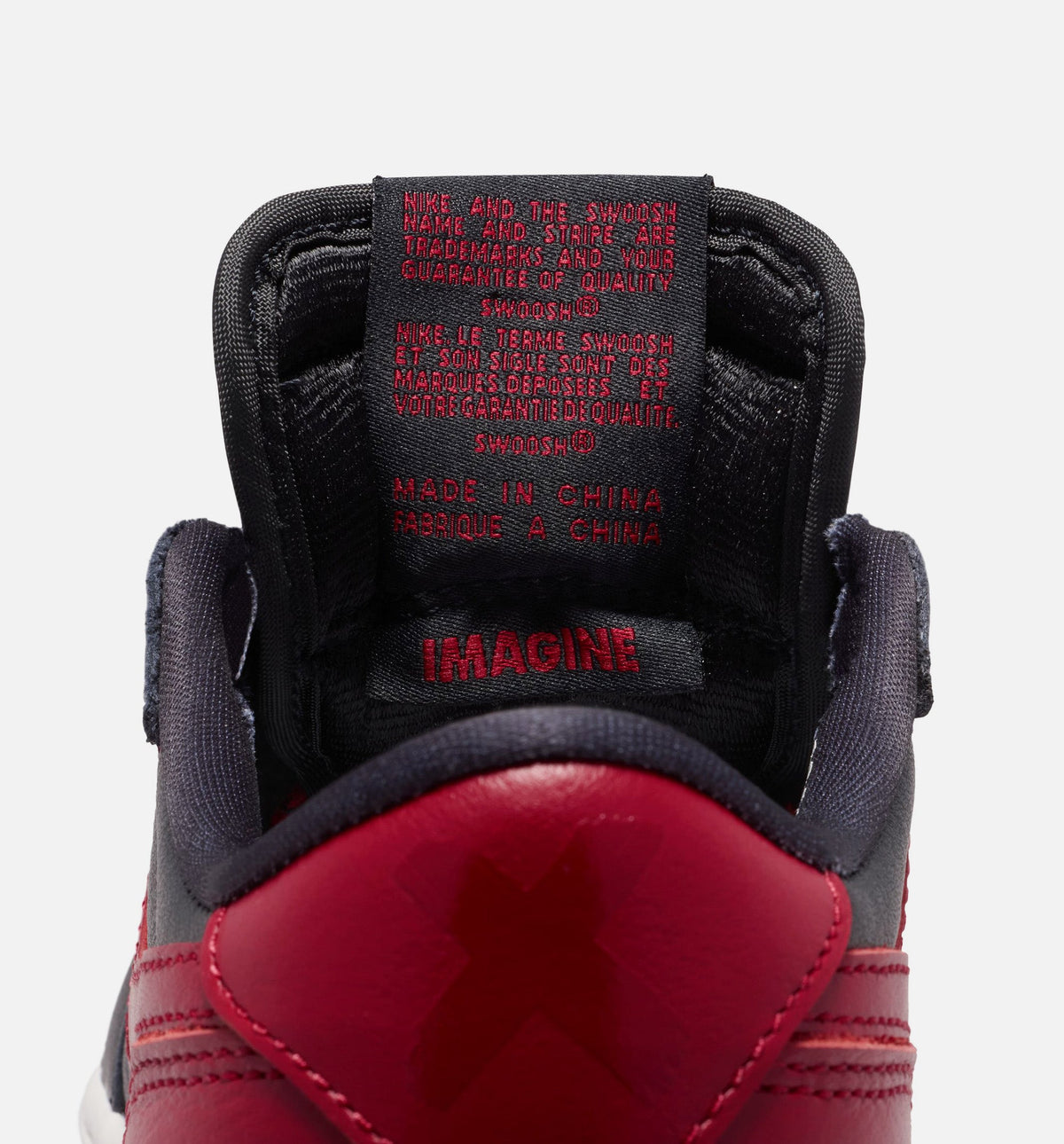 Air Jordan 1 Retro Low OG Banned Grade School Lifestyle Shoe - Black/Varsity Red/Summit White