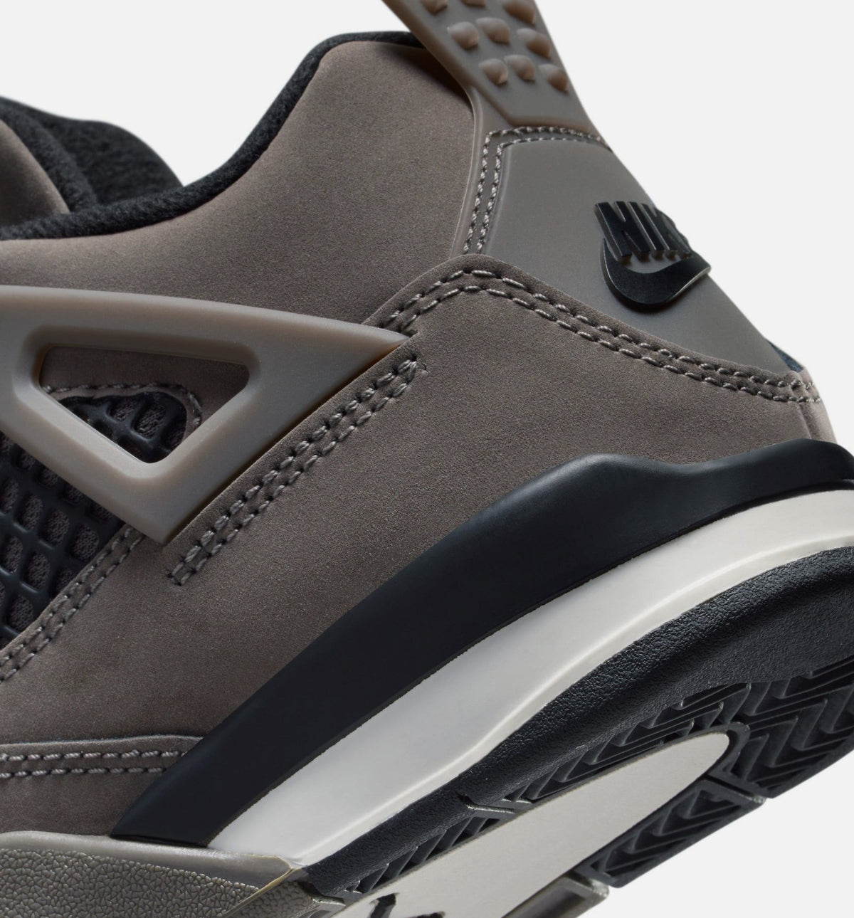 Air Jordan 4 Retro Cave Stone and Black Preschool Lifestyle Shoe - Cave Stone/Black/Moon Particle