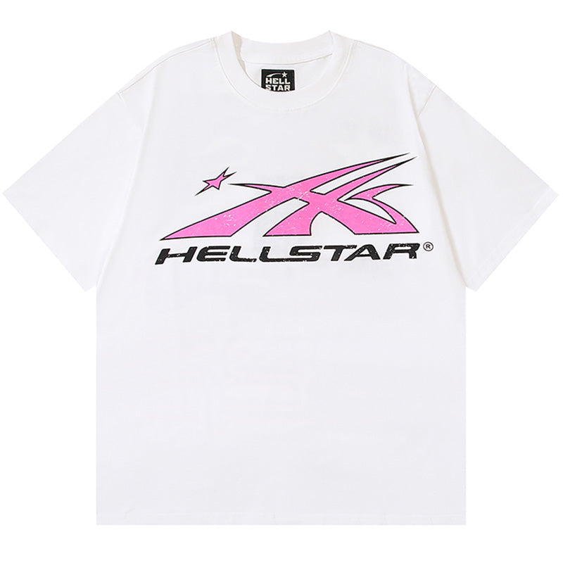 Hellstar Studios print casual P2P T-Shirts