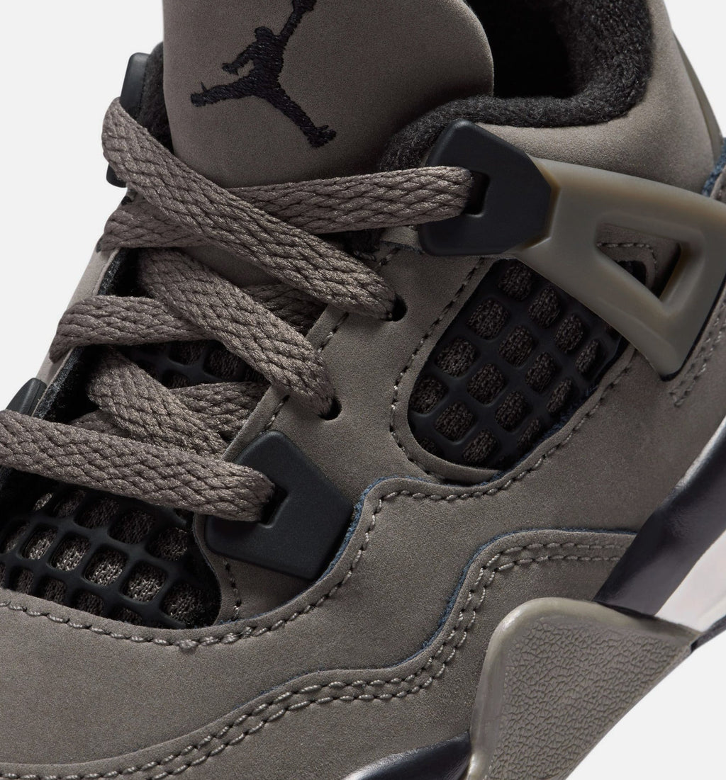 Air Jordan 4 Retro Cave Stone and Black Infant/Toddler Lifestyle Shoe - Cave Stone/Black/Moon Particle