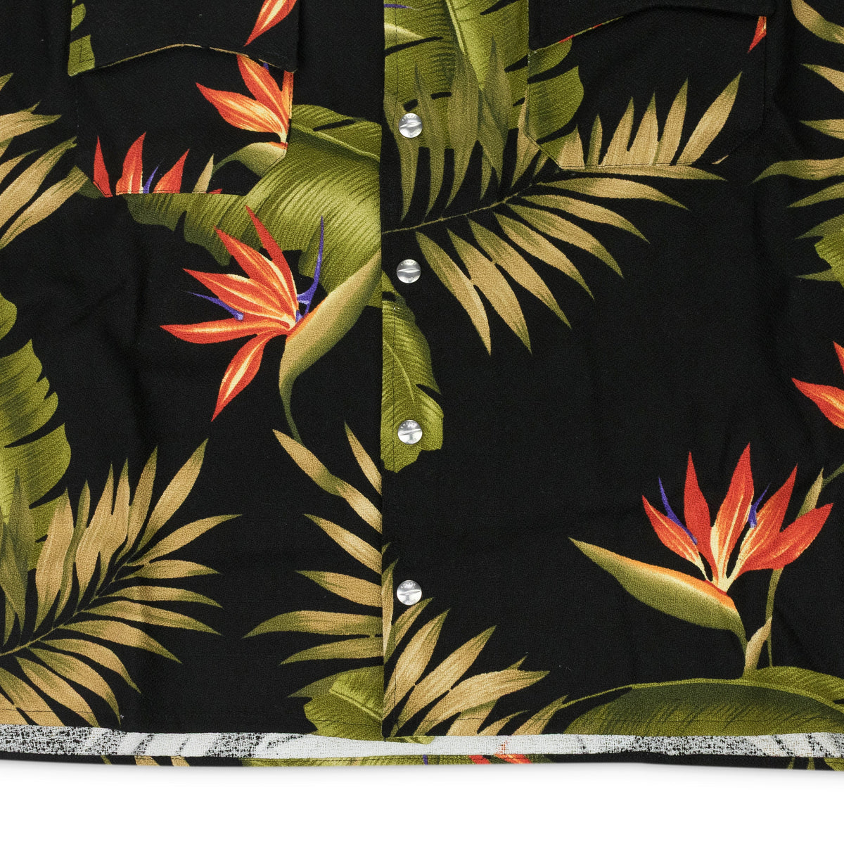 Multicolor Snap Hawaiian Button-down Shirt