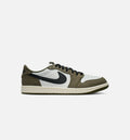 Air Jordan 1 Low OG Men's Lifestyle Shoe - Medium Olive/Black/Summit White/Sail
