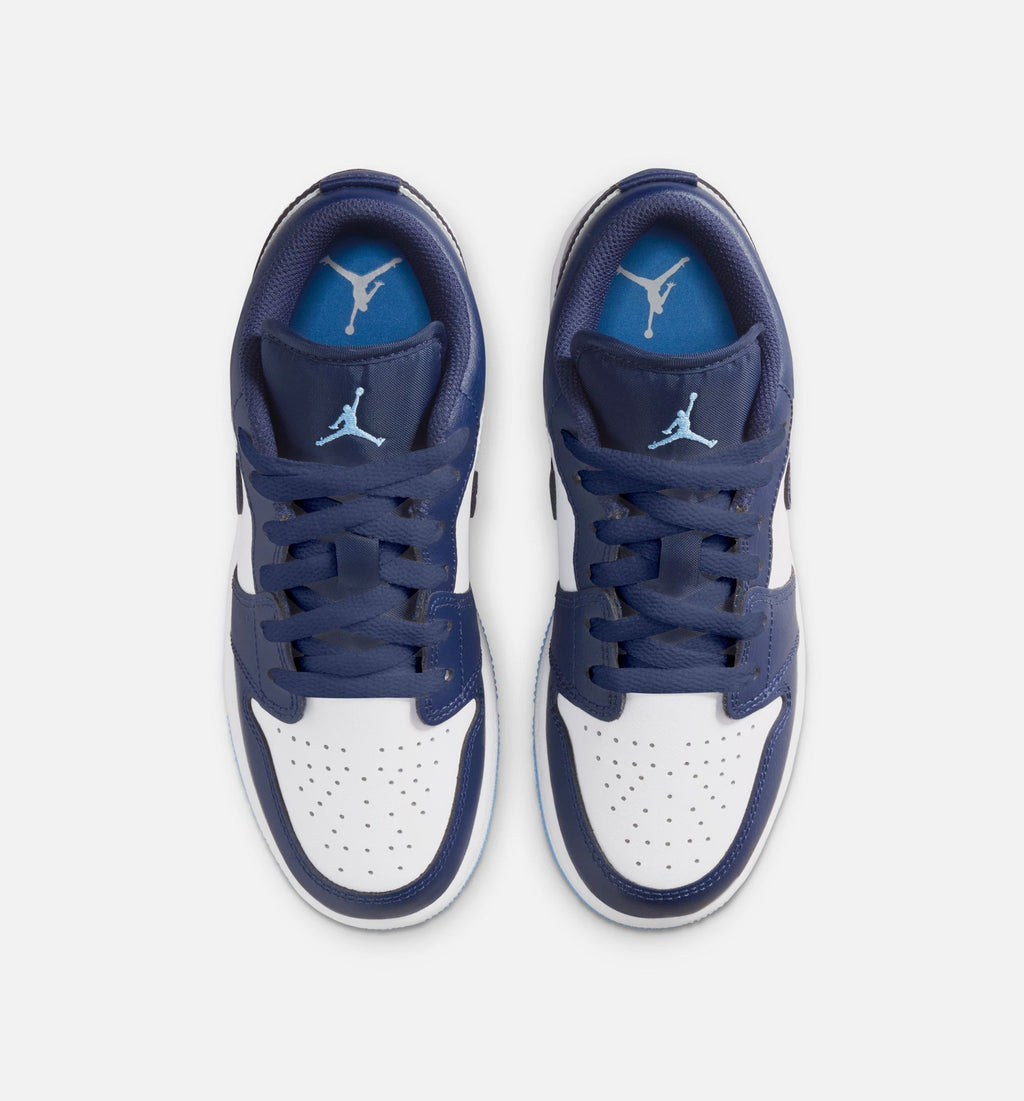Air Jordan 1 Low Grade School Lifestyle Shoe - Midnight Navy
