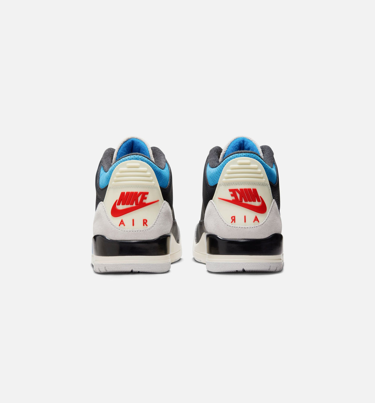 Air Jordan 3 Retro OG Rare Air Men's Lifestyle Shoe - Black/Chile Red/Neutral Grey