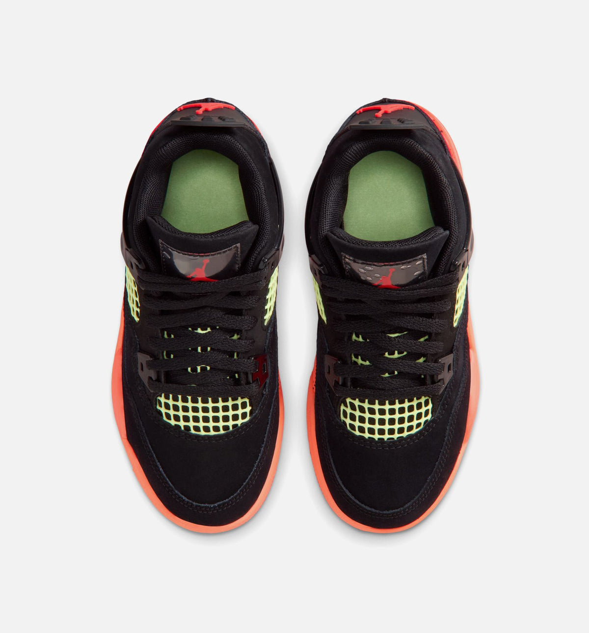 Air Jordan 4 Retro Black Infrared 23 Preschool Lifestyle Shoe - Black/Infrared 23/Bright Mango