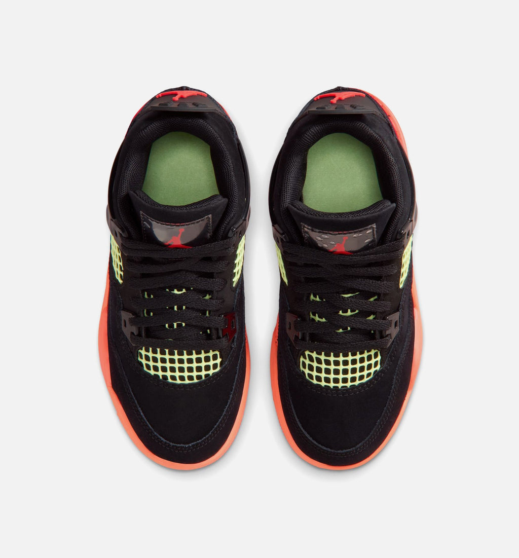 Air Jordan 4 Retro “Black Infrared 23” Preschool Shoes
