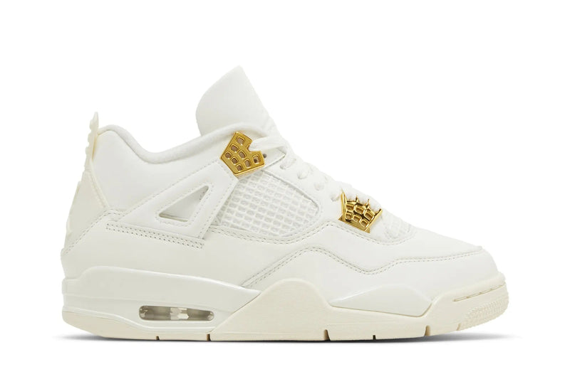 Women's Air Jordan 4 Retro 'Metallic Gold' Sneakers