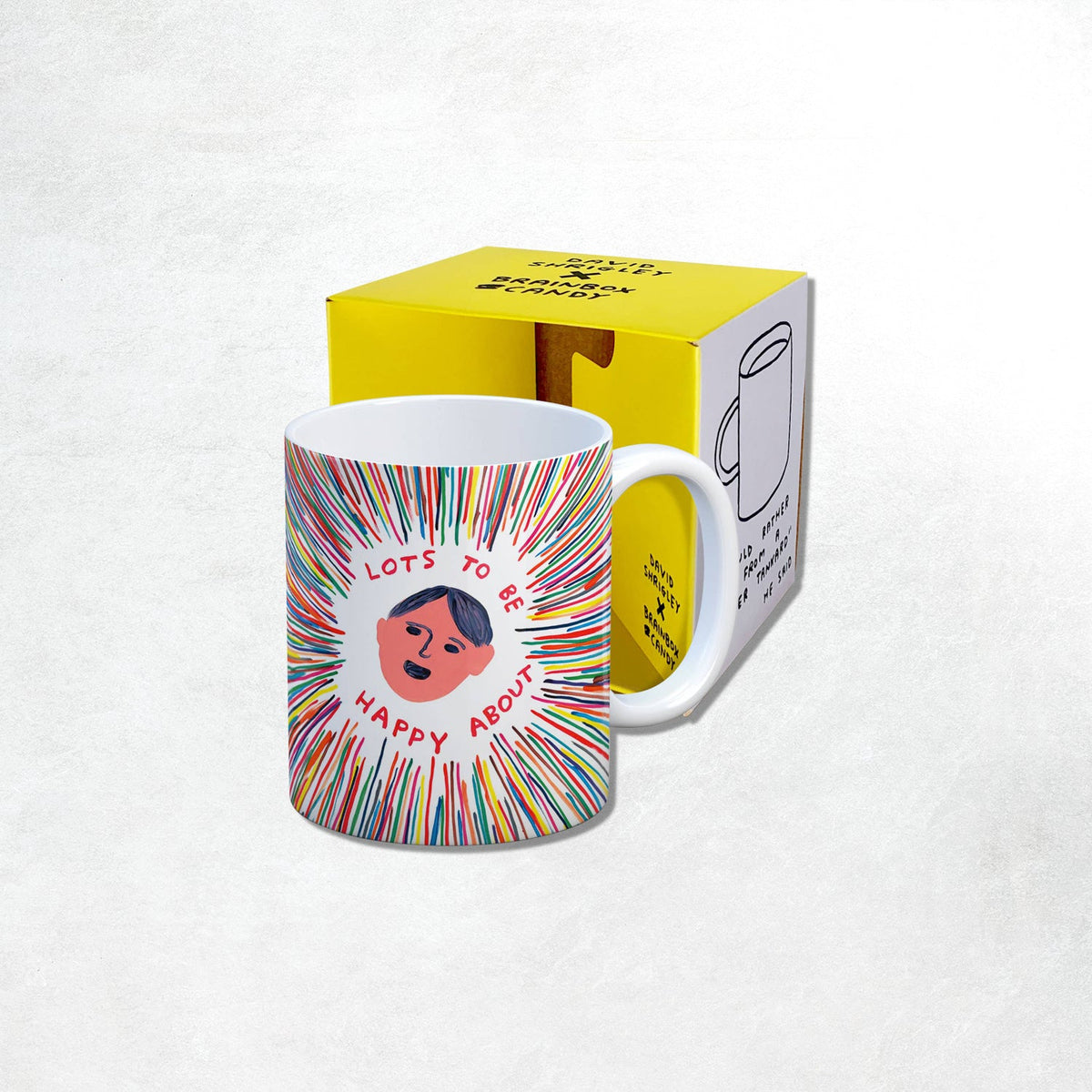 David Shrigley Mug: Lot's To Be Happy About