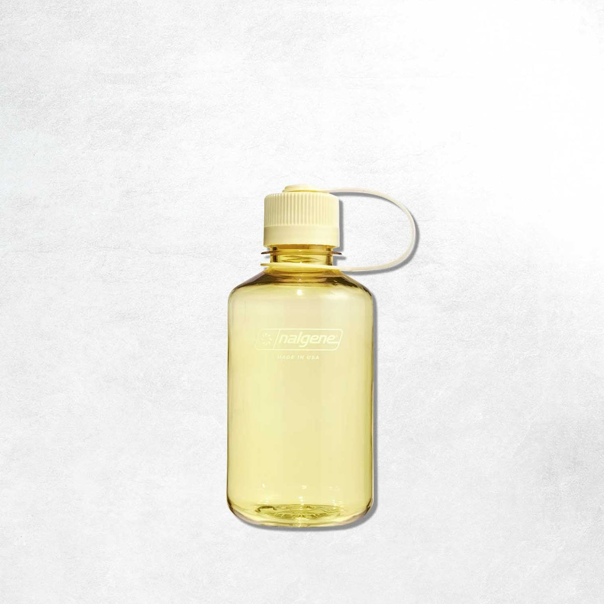 Nalgene 0.5L Narrow Mouth Tritan Sustain Water Bottle: Monochrome Butter