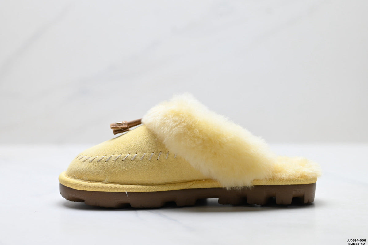UGG Slipper Evolution Shearling Closed-Toe Slippers