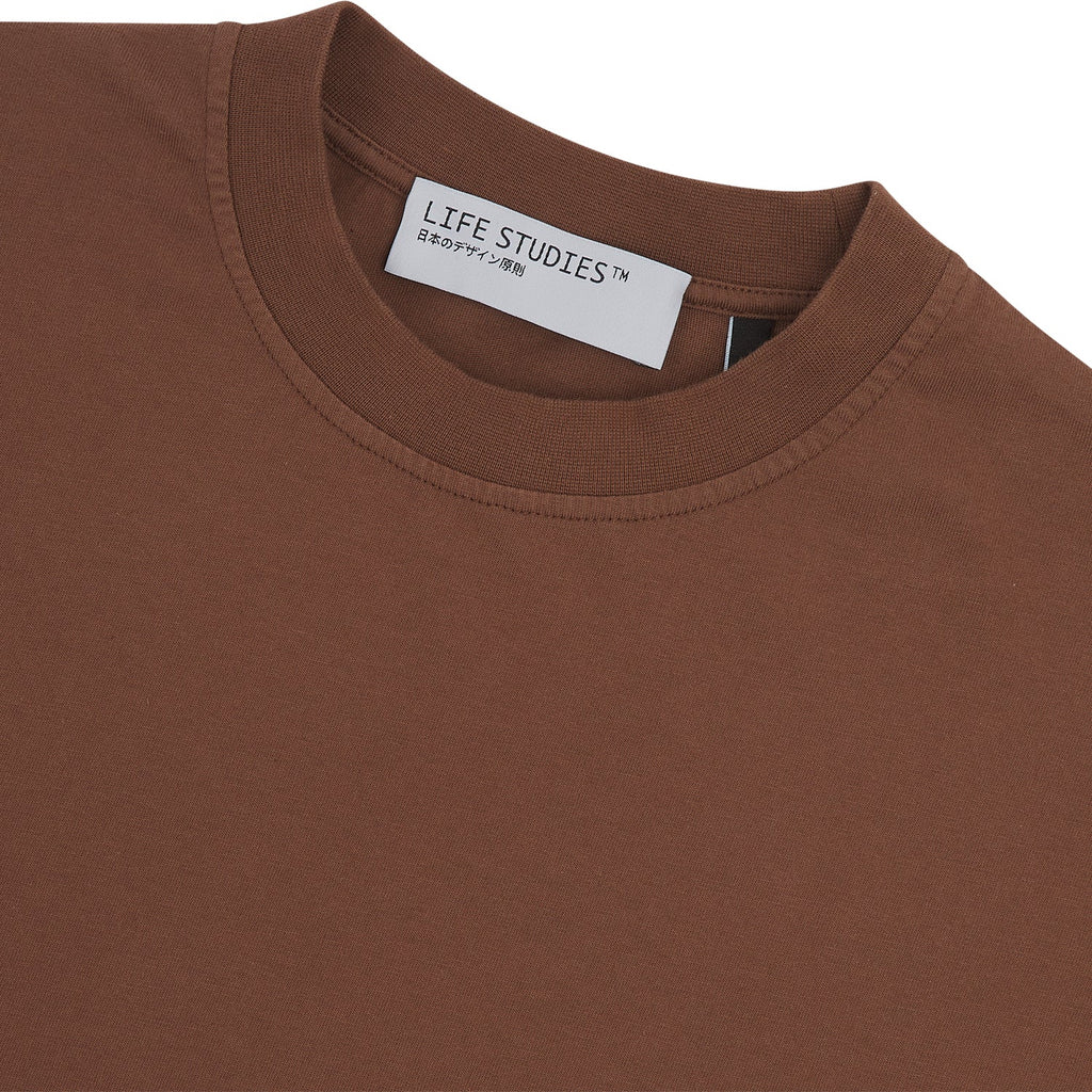 Life Studies Julian Oversized Organic T-Shirt: Washed Oak