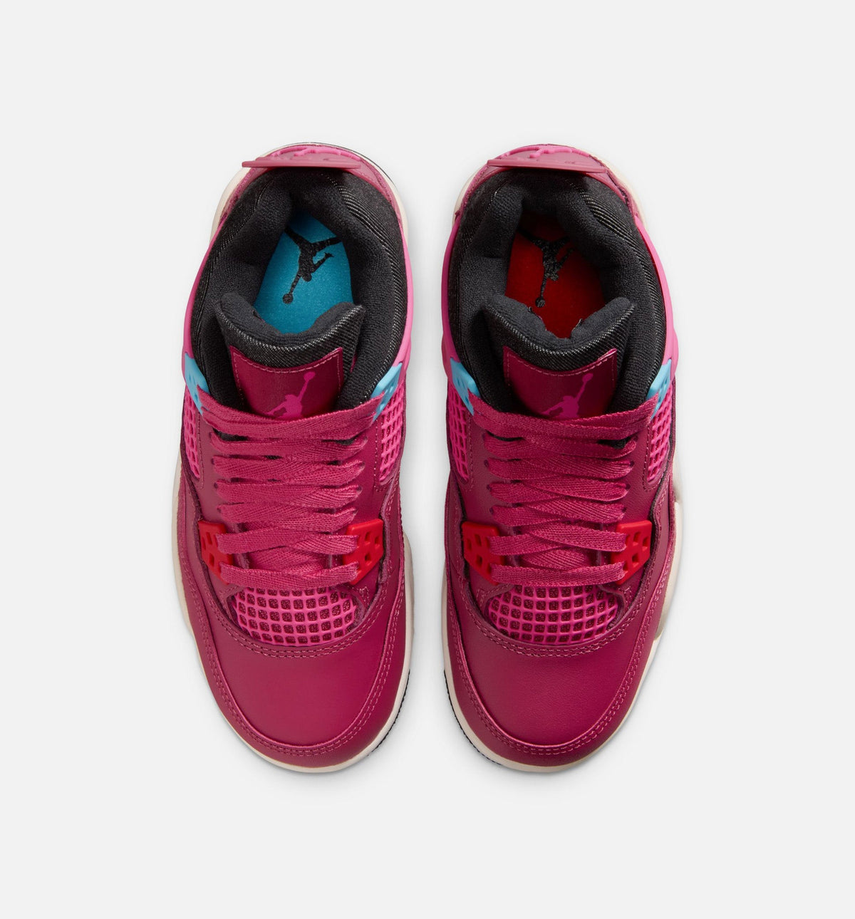 Air Jordan 4 Retro She's A Star Big Kids' Sneakers - Sweet Beet / Desert Pink / Off-Noir / Chalk