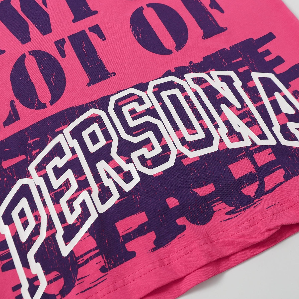 THAT'S A AWFUL LOT OF COUGH SYRUP Pink Front & Back Graphic T-Shirt