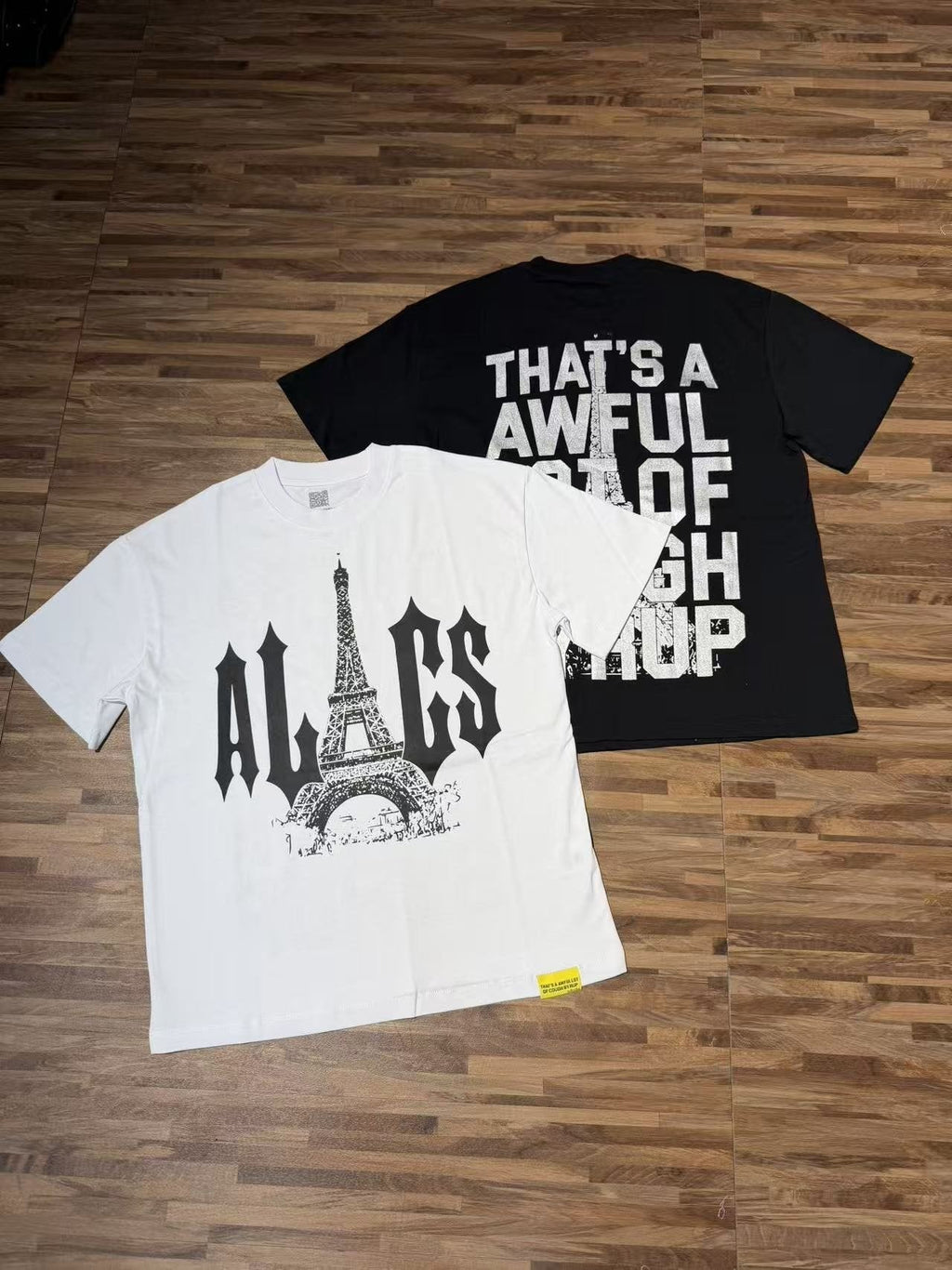THAT'S A AWFUL LOT OF COUGH SYRUP Eiffel Tower Graphic T-Shirt