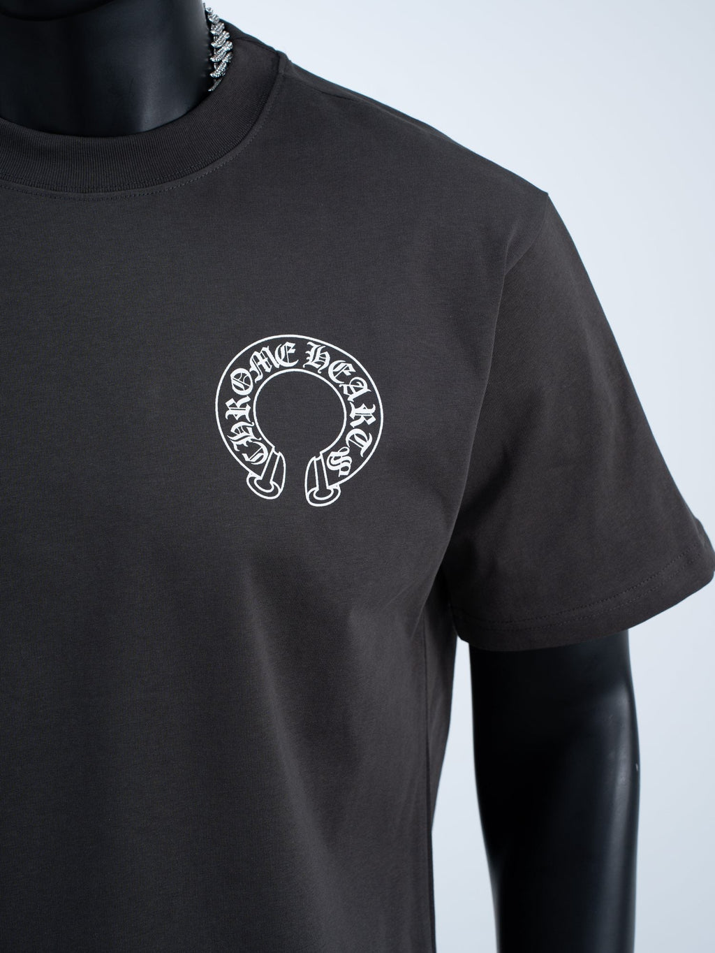 Chrome Hearts Horseshoe Gothic Graphic T-Shirt