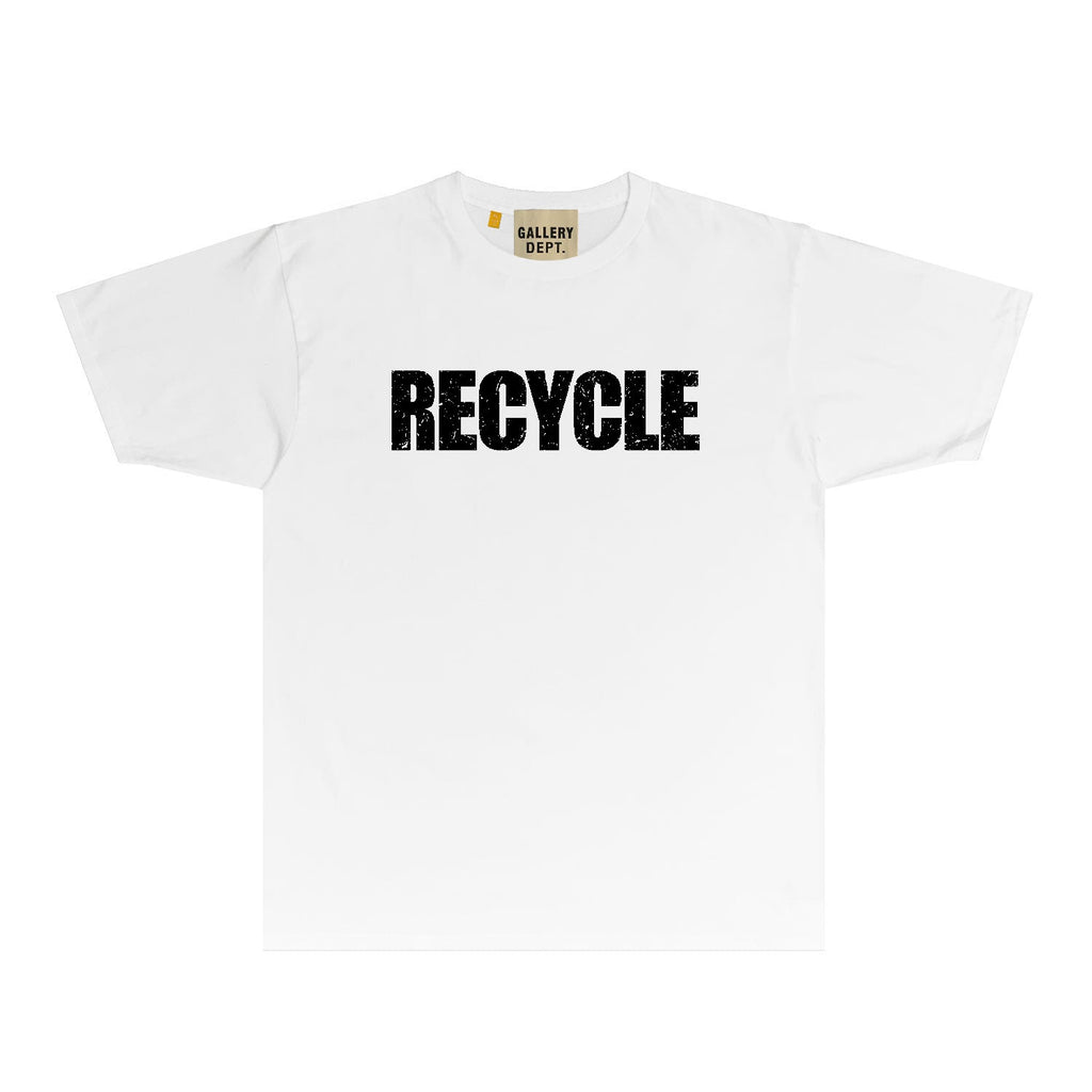 Gallery Dept T Shirt Retro Printed Loose Short-Sleeved Shirt (part2)