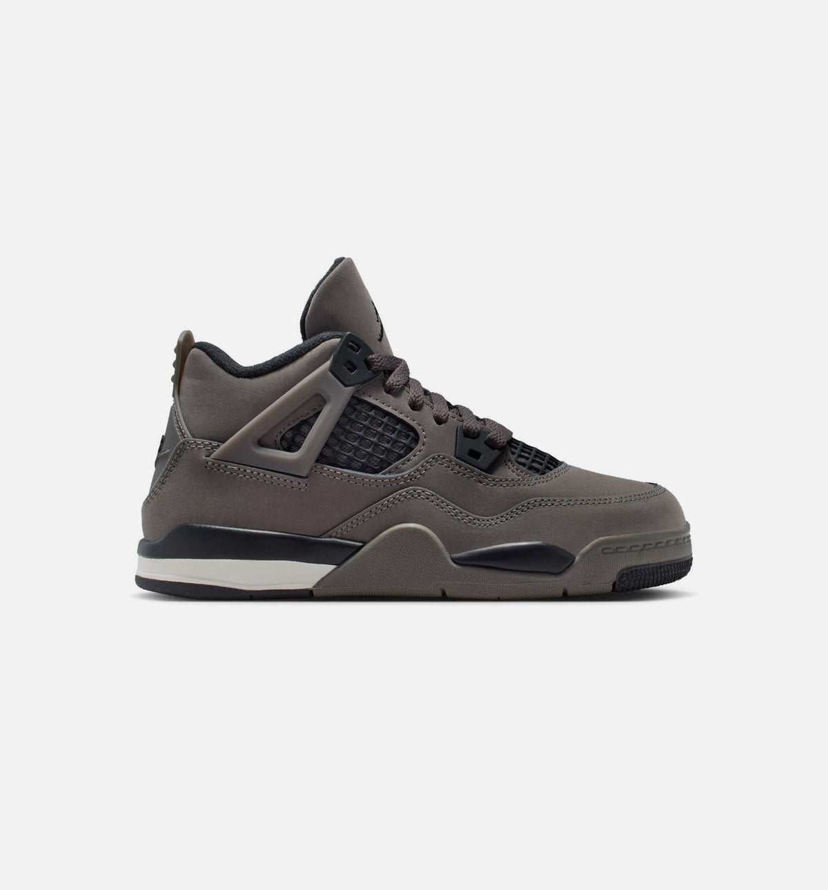 Air Jordan 4 Retro Cave Stone and Black Preschool Lifestyle Shoe - Cave Stone/Black/Moon Particle