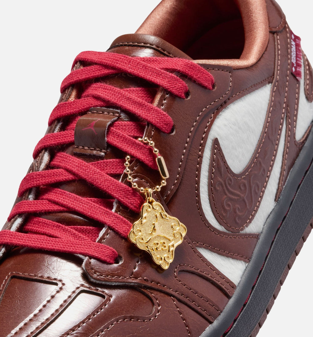 Air Jordan 1 Low Women's Sneakers - Lunar New Year / Light Chocolate / Black