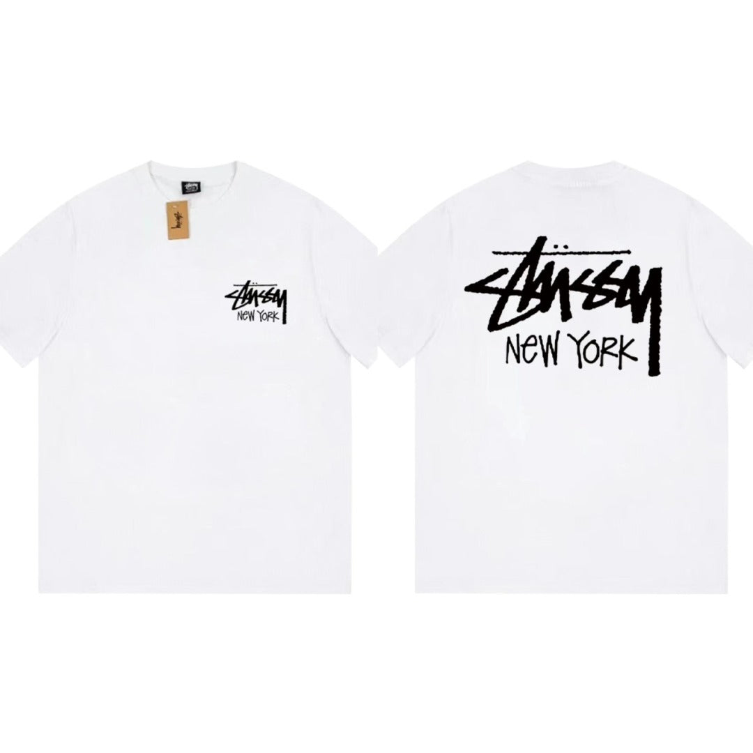 Stussy T Shirts Loose Casual T-Shirts Same for Men and Women